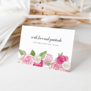 Rosé Garden Personalised Thank You