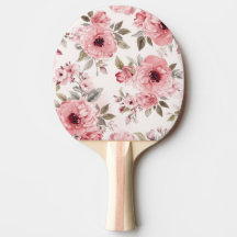 Rose Garden Pink Watercolor Floral Blush Botanical