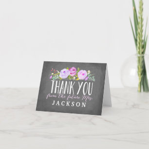 Rose Garden   Purple   Thank You Card