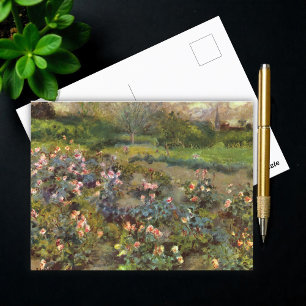 Rose garden, Renoir Postcard