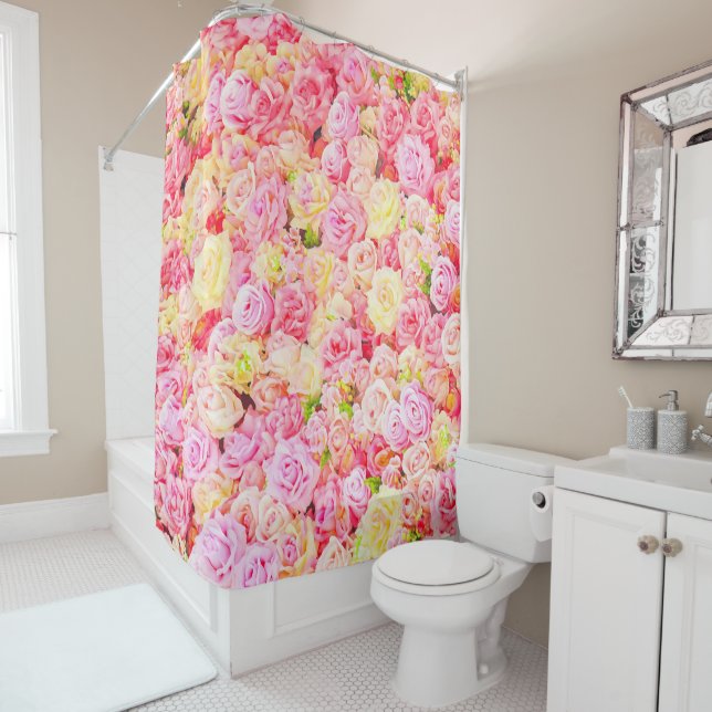 Rose garden shower curtain (In Situ)