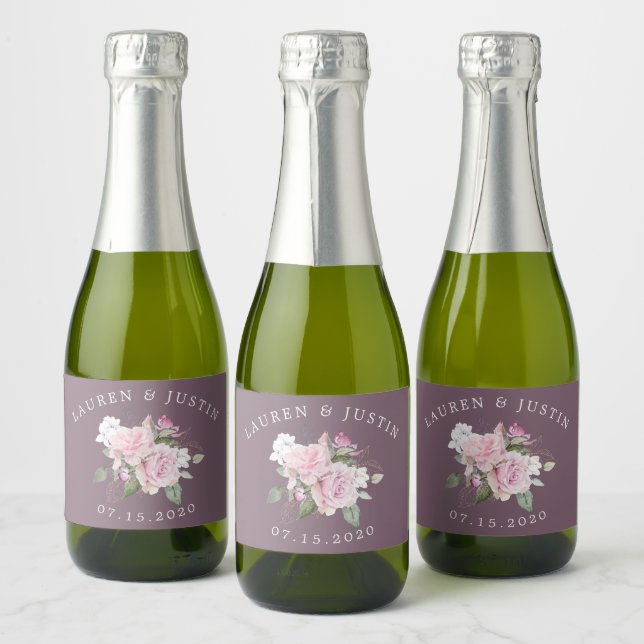 Rose Garden | Sparkling Wine Label Set (Bottles)