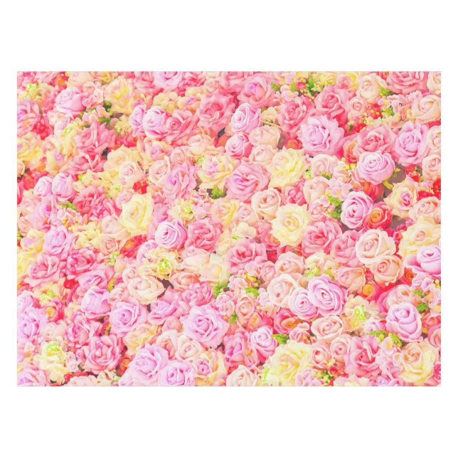 Rose garden tablecloth (Front (Horizontal))