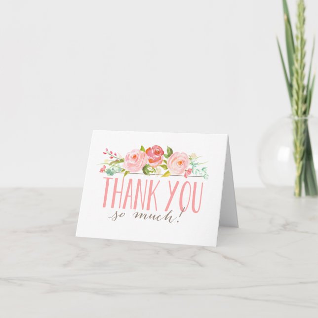 Rose Garden | Thank You Card (Front)