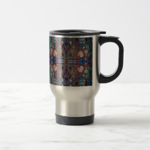 Rose garden travel mug