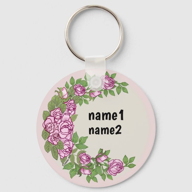 Rose  garland  key ring (Front)