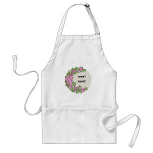 Rose  garland standard apron
