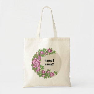Rose garland tote bag