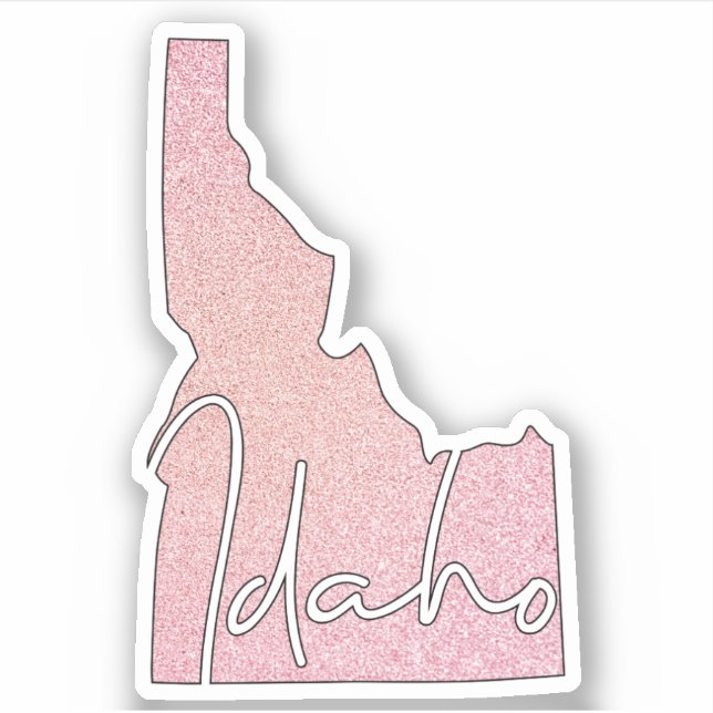Rose Glitter Idaho State (Front)