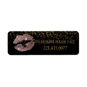 Rose Glitter Lips - Reorder