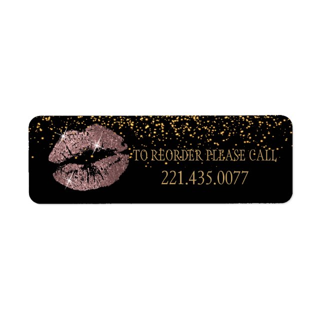 Rose Glitter Lips - Reorder (Front)