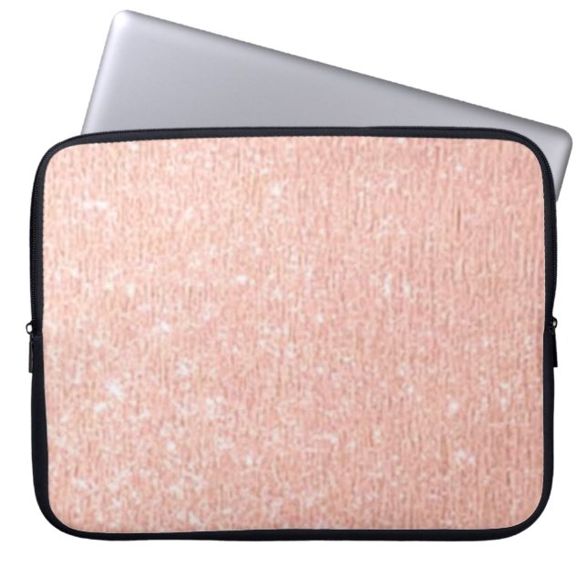 Rose Gold 13' Laptop Cover (Front)