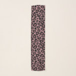 Rose Gold and Black Leopard Print  Scarf<br><div class="desc">🥇AN ORIGINAL COPYRIGHT DESIGN by Donna Siegrist ONLY AVAILABLE ON ZAZZLE! Rose Gold and Black Leopard Print. Available in several colours. ⭐99% of my designs in my store are done in layers. This makes it easy for you to resize and move the graphics and text around so that it will...</div>