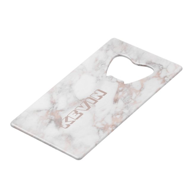 Rose-gold and grey faux marble (Back Angled)