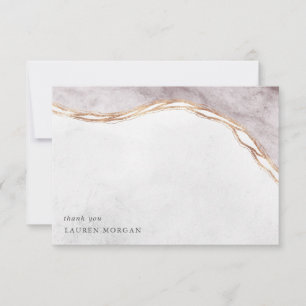 Rose Gold Art Deco Modern Business Card