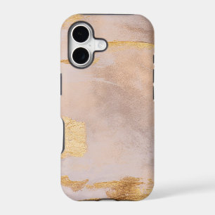 Rose Gold Blush and Gold Texture