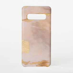 Rose Gold Blush and Gold Texture Samsung Galaxy Case