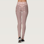 Rose Gold Blush Glitter Sparkle Drips Chic - Text Leggings<br><div class="desc">Rose Gold Blush Glitter Sparkle Drips Custom Text Pink Girly Modern - Add Your Unique Text / Name or Remove Text - Make Your Special Gift - Resize and move or remove and add text / elements with customisation tool. Design by MIGNED. Please see my other projects. You can also...</div>