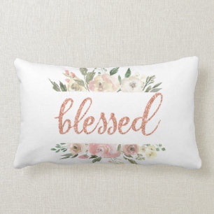 Rose Gold & Blush Nursery Pillow