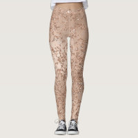 Rose Gold Blush Pink Glam Sparkle Crackle Chic
