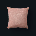 Rose Gold -Blush Pink Glitter and Sparkle Cushion<br><div class="desc">Blush Pink - Rose Gold Faux Glitter and Sparkle makes the perfect girly gift for her birthday or special occassion.</div>