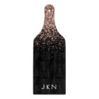 Rose Gold Blush Pink Glitter Monogram Initials