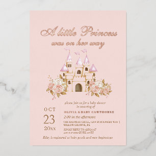 Rose Gold & Blush Pink Princess Baby Shower