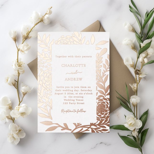 Rose gold botanical luxury wedding (Creator Uploaded)