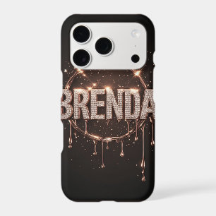 💖 Rose Gold “Brenda” Glow Diamond Drip Glitter