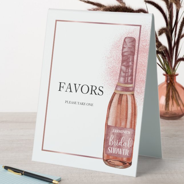 Rose Gold Bridal Shower Favours  (In SItu (Table))