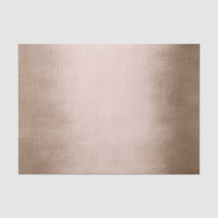Rose Gold Bronze Metallic Skinny Copper Silk Tissue Paper