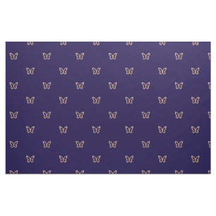 Rose Gold Butterfly Fabric