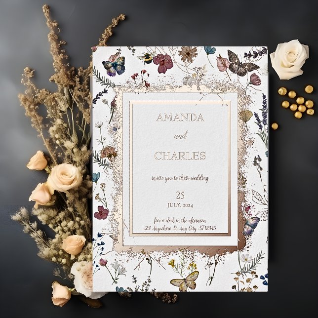 Rose Gold Butterfly Garden Wedding (Creator Uploaded)