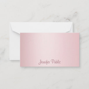 Rose Gold Calligraphed Script Monogram Template