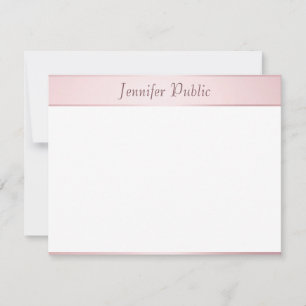 Rose Gold Calligraphy Script Elegant Template