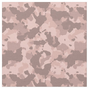 Rose Gold Camouflage Camo Military Fabric