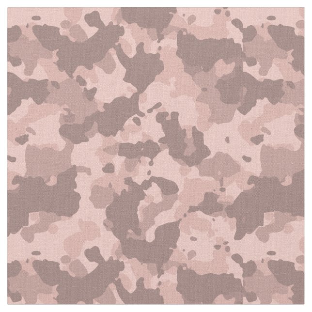 Rose Gold Camouflage Camo Military Fabric (Close Up)