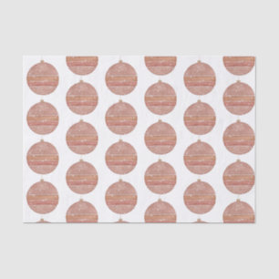 Rose Gold Christmas Ornament Tissue Paper
