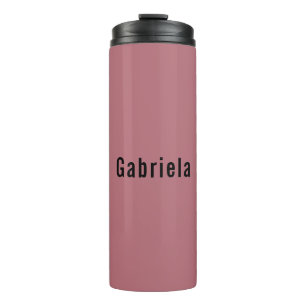 Rose Gold Colour Professional Trendy Modern Plain Thermal Tumbler
