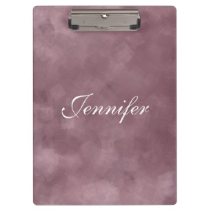 Rose Gold Colour Trendy Modern Hand Script Templat Clipboard