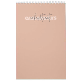 Rose Gold Custom Business Calendar