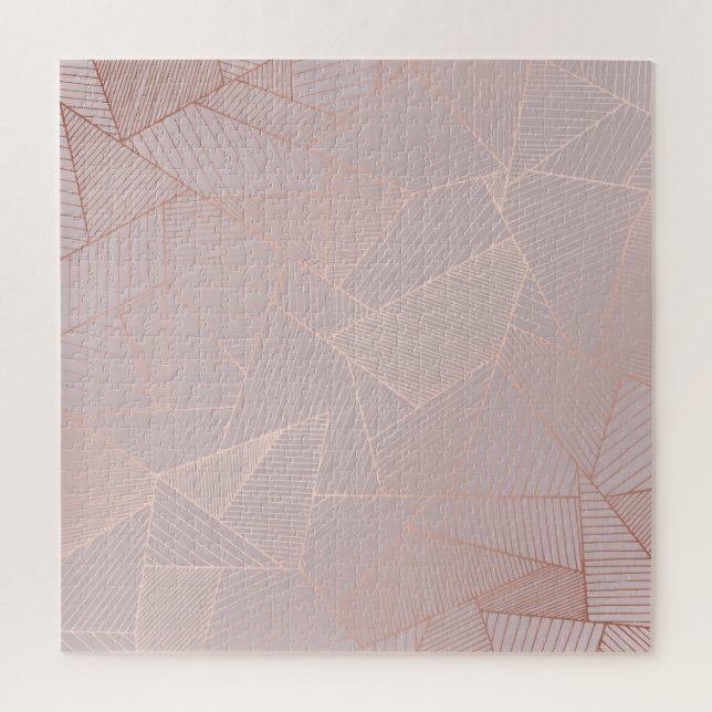Rose gold decorative background, elegant. jigsaw puzzle (Vertical)