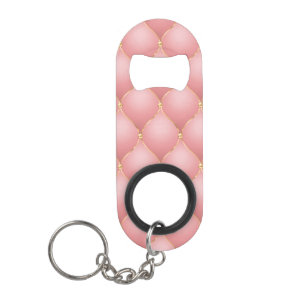 Rose Gold Diamonds Keychain Bottle Opener