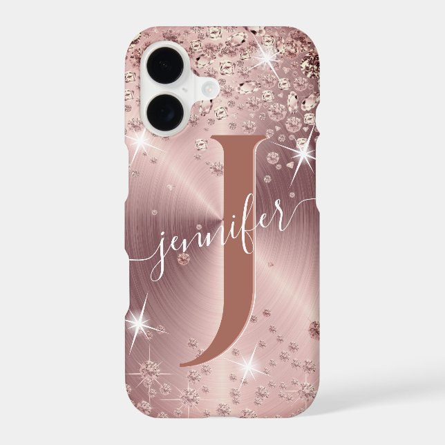 Rose Gold Diamonds - Personalised   (Back)