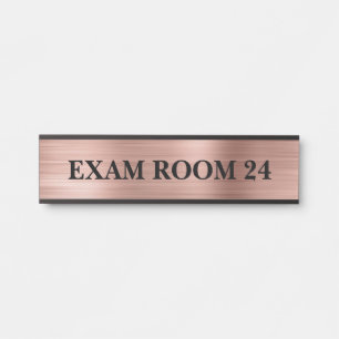Rose Gold Doctor Doctor's Sign Signs Exam Room