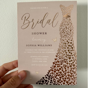 Rose Gold Dress Dusty Rose & Blush Bridal Shower