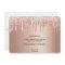 Rose gold drips will you be my flower girl?