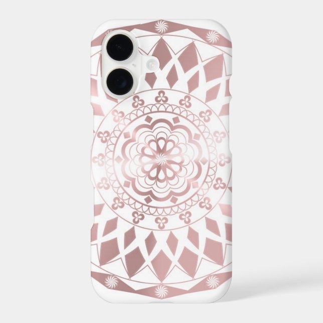Rose Gold Effect iPhone X case (Back)