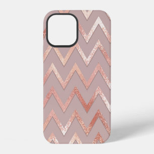 Rose gold: elegant vintage pattern. iPhone 12 case