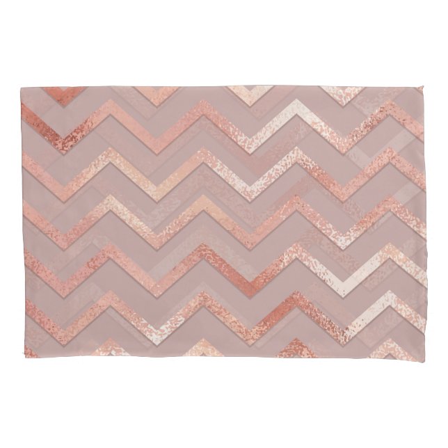 Rose gold: elegant vintage pattern. pillowcase (Front)